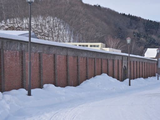 Walls of Abashiri Prison Museum