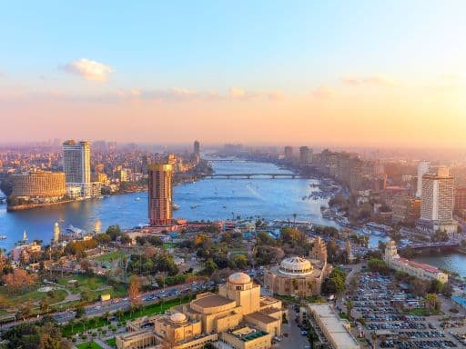 Aerial view on Cairo