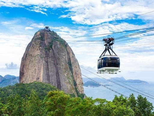 The Sugarloaf Mountain in Rio de Janeiro