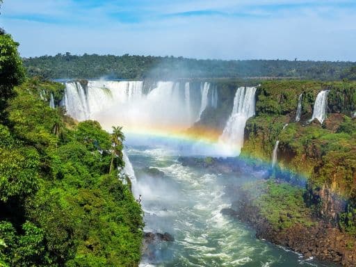 Iguazu Falls, on the border of Brazil
