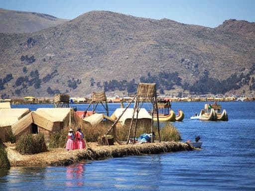 Island Uros, Lago Titicaca