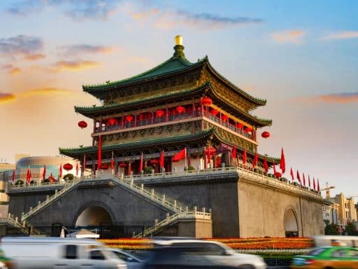 Bell and Drum Tower Square